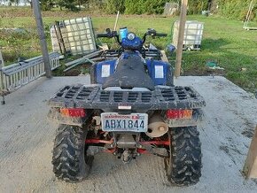 Quad Polaris Sportsmen 4x4,wyciągarka Dragon ,pług