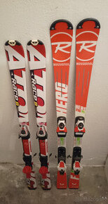 detske / junior lyze 130 cm a 139 cm ATOMIC a ROSSIGNOL