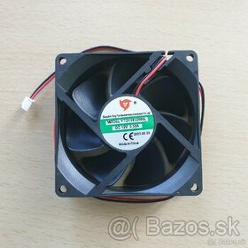 Ventilátor 80×80×25 mm, 12 V, 0,3 A, YINGTIAN