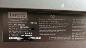 Monitor Lenovo ThinkVision P27q-20