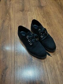 Jarné dámske topánky čierne - 1