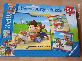 puzzle paw Patrol , 3 obrazky