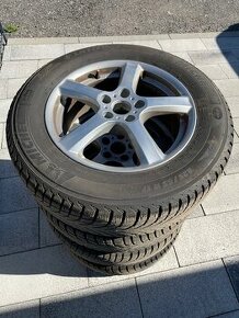 Zimné pneu Michelin Alpin 225/65 R17 + hlik. disky - 1