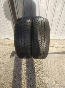 Predám 2ks zimné pneu.205/55R16 Barum dezen 7,1mm - 1