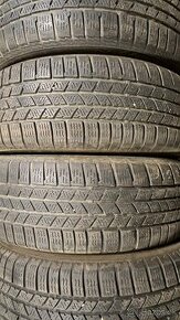 Predám 4ks jazdené zimné 235/60r17-102H Continental