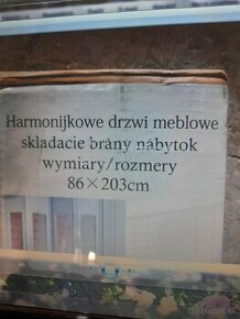 Predám harmonikové dvere 86x203