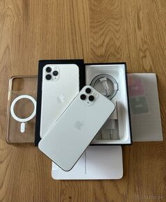 iphone 11 Pro 64 gb Silver - komplet príslušenstvo, záruka