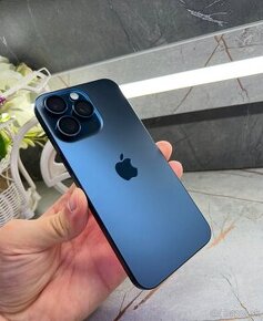 iPhone 15 pro max blue titán