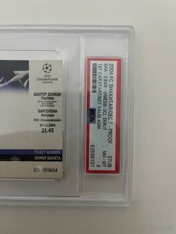 Champions League ticket Messiho debut PSA 8