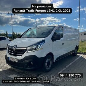 Prenájom dodávky Renault Trafic (požičovňa dodávky) - 1