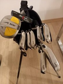 Golfový set CALLAWAY-bag, vozík a 9 palíc