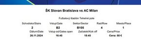 Slovan - AC Miláno