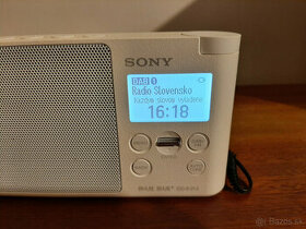 Sony XDR-S41D biele (rádio DAB+/FM RDS/3,5mm jack)