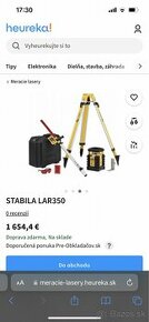 Rotačný laser stabila