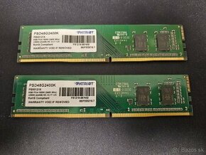 2x4GB DDR4 2400MHz (14x)