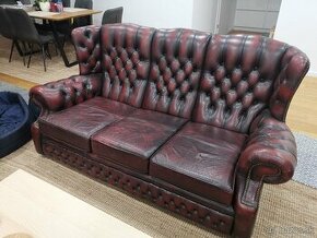 kozenna trojsedacka chesterfield