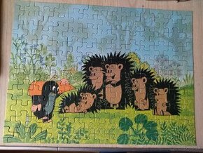 Puzzle Krtko retro