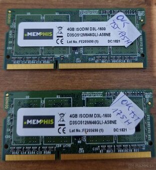 DDR3 Sodim RAM 2x4GB