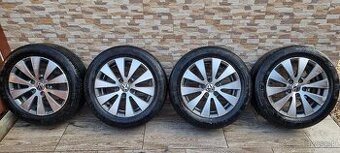 Predám originál VW elektróny 5x112 r16 7J ET45/ 205/55r16 - 1