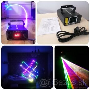 Laser RGB 500mw vytvarajúci vzory