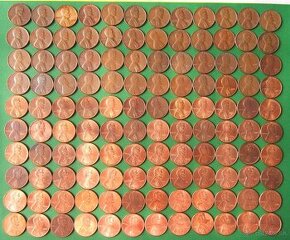 mince USA 2 - 1 cent LINCOLN - 1911-1958 a 1959-2022