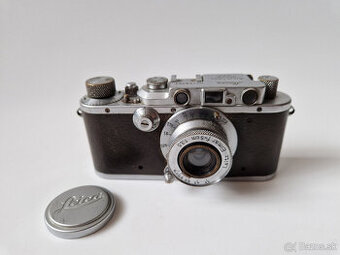 Starý německý fotoaparát Leitz Leica III (F) 1935 + Elmar