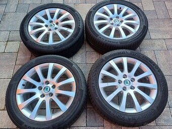 hlinikové disky orig.Skoda Yeti--7Jx17-ET-45---5x112 - 1