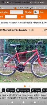 Predám horský bicykel