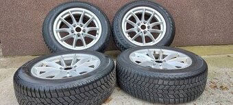 Alu BMW 5x112 a zimné Fulda, Debica 205/60 R16 - 1