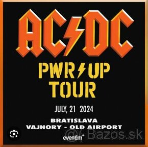 AC/DC Bratislava Vajnory 2 listky