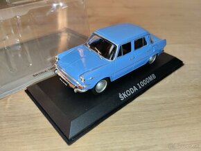 Škoda 1000MB svetlomodrá 1:43