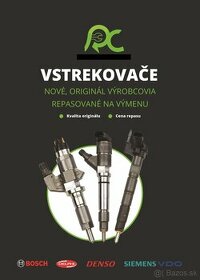 Repasované vstrekovače / vstrekovacie trysky / vstreky