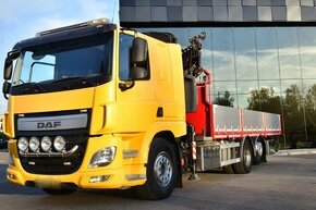 8719 - DAF CF 440 - 6x2 - Valník + HR-FASSI 315 XP – EURO 6