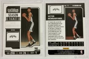 NBA karta - Wembanyama Contenders Rookie