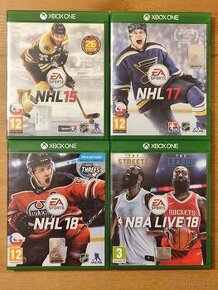 NHL NBA hry na Xbox one