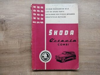 Seznam náhradních dílú ŠKODA Octavia combi 1970-1971