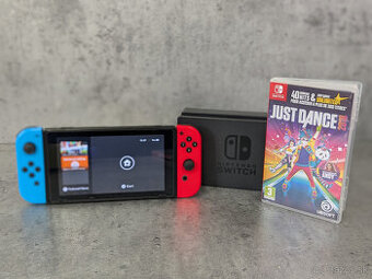 Nintendo Switch 32GB V2, hra Just Dance 2018