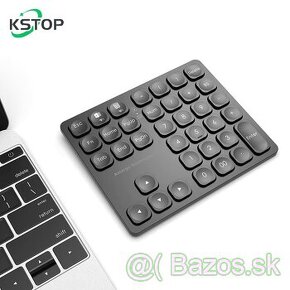 bezdrôtová bluetooth numpad keyboard, číselná klávesnica so