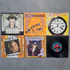 Culture Club / Boy George / 7 x Vinyl / SP 7'' / poster