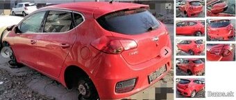 Kia Ceed 1.6 GDi 2016 predám poloos, otoč, MOTOR G4FD, DVERE