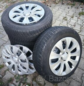 Zimná 17" originál sada ŠKODA KODIAQ 215/65/R17 s puklicami