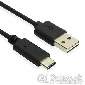 Predám nový dátový a nabíjací kábel USB C samec na USB samec - 1