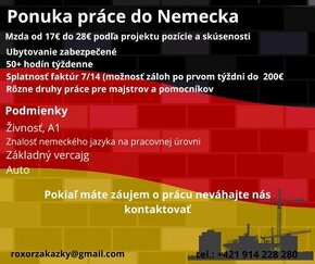 Práca v zahraničí, -Nemecko