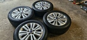 Predám alu. disky Ford 5x108 R16 ,pneu 215/55 R16