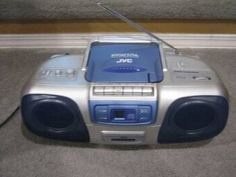 JVC rádiomagnetofón s CD vintage BOOMBOX aj Posta