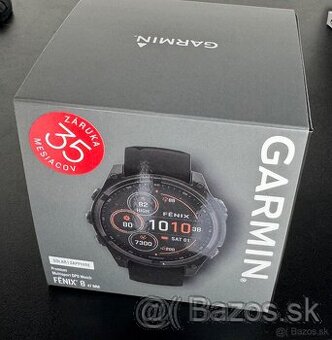 Garmin Fenix 8 47mm, Saphire Solar, Carbon Gray DLC