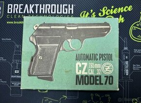 Predám CZ 70 7,65mm