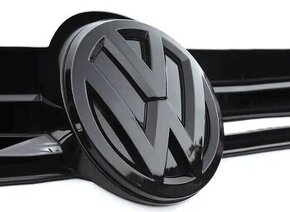 Logo znak VOLKSWAGEN cierne leskle / cervene