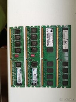 Predám 4x DDR2 1GB 667 MHz