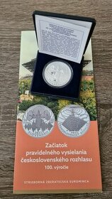 10€ Začiatok pravidelného vysielania ČS rozhlasu - proof